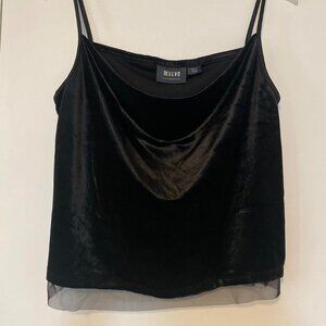 Maeve Velvet Crop Top